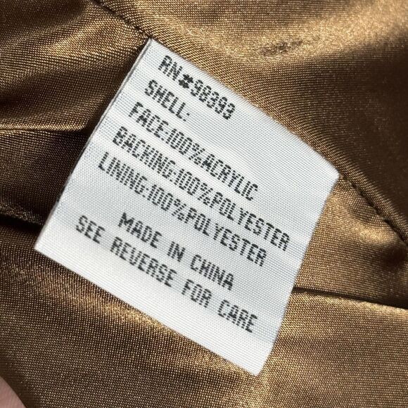 Pamela Mccoy 1X Plus Coat L Large Leopard Cheetah Faux Fur Winter Coat Soft NICE - Picture 10 of 15